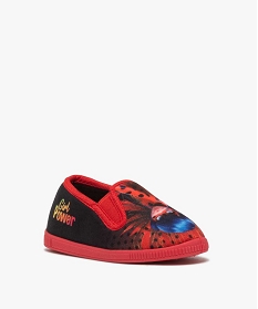 chaussons enfant a ouverture elastiquee - miraculous rougeB295701_2