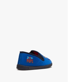 chaussons enfant a ouverture elastiquee – pat patrouille bleu chaussonsB295901_4