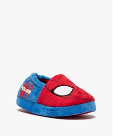 chaussons garcon en velours ras - spiderman rougeB296001_2