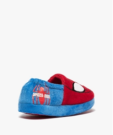 chaussons garcon en velours ras - spiderman rougeB296001_4