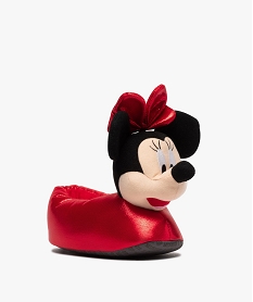 chaussons femme peluche - minnie rougeB307601_2