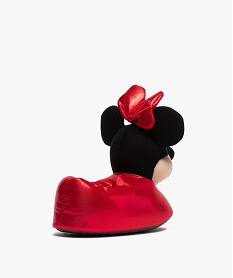 chaussons femme peluche - minnie rougeB307601_4