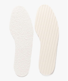 GEMO Semelles fraîcheur dessus 100% coton 40-41 blanc standard