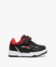 GEMO Tennis bébé bicolores à scratch - Airness Salto noir vif