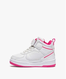 baskets bebe fille montantes a scratch - airness vito blanc baskets et tennisB310901_3