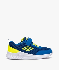 chaussures de running garcon a lacets et scratch - umbro bleu basketsB313101_1