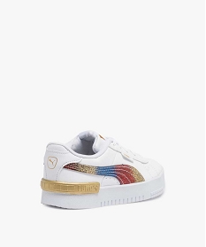 tennis fille a lacets et bande arc-en-ciel - puma jada olympic blanc basketsB314301_4