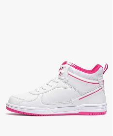 baskets fille semi-montantes bicolores - airness blancB314801_3