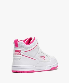 baskets fille semi-montantes bicolores - airness blancB314801_4