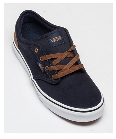 tennis garcon en toile a lacets - vans atwood bleu tennis en toile du 24 au 40B317101_4