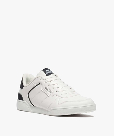 tennis homme bicolores esprit retro a lacets - slazenger blanc baskets et tennisB317601_2