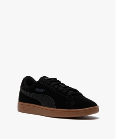 tennis homme dessus cuir a lacets - puma smash noirB319001_2