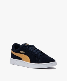 baskets homme dessus cuir a lacets - puma smash bleuB319101_2