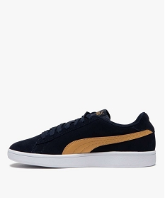 baskets homme dessus cuir a lacets – puma smash bleuB319101_3