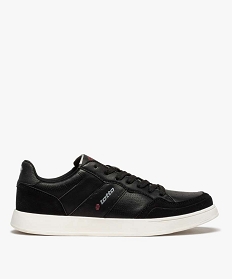 GEMO Baskets homme unies style skateshoes - Lotto Noir