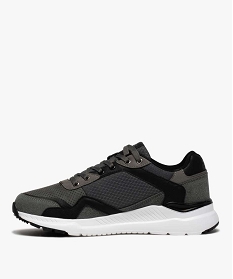 baskets homme running multi-matieres - slazenger noirB321901_3