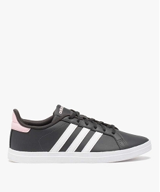 tennis femme bicolores a lacets - adidas courtpoint noirB323401_1