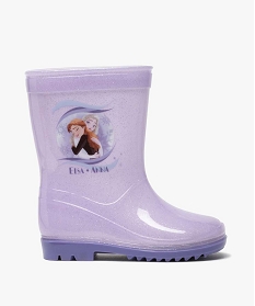 bottes de pluie pour fille pailletees - reine des neiges roseB326601_1