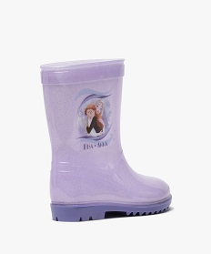 bottes de pluie pour fille pailletees – reine des neiges rose bottes de pluiesB326601_4