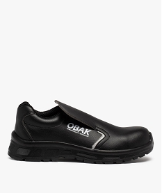 GEMO Sabots de sécurité femme unis S2 – Obak Rhino noir standard