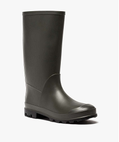 bottes de pluie femme unies a semelle crantee vertB328601_2