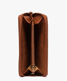 portefeuille femme zippe multicolore brun porte-monnaie et portefeuillesB333001_3