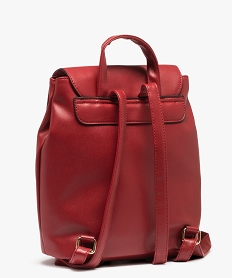 sac a dos femme uni a volume ajustable rouge sacs a dos et sacs de voyageB334401_2