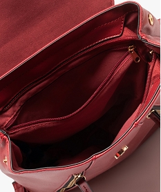 sac a dos femme uni a volume ajustable rouge sacs a dos et sacs de voyageB334401_3