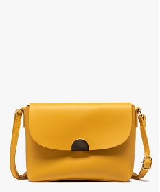 sac besace femme uni design minimaliste jaune sacs bandouliereB336601_1