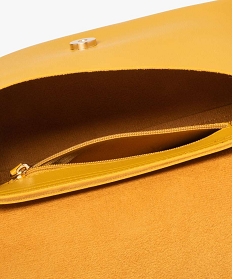 sac besace femme uni design minimaliste jaune sacs bandouliereB336601_3