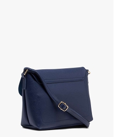 sac besace femme uni design minimaliste bleu sacs bandouliereB336701_2