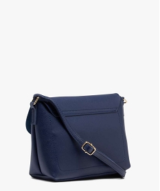 sac besace femme uni design minimaliste bleu sacs bandouliereB336701_2