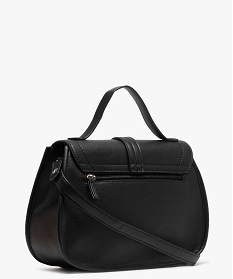 sac femme forme arrondie avec bandouliere amovible noir sacs bandouliereB337801_2