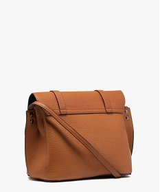 sac besace femme souple look minimaliste orange sacs bandouliereB338601_2