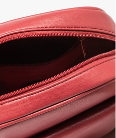 sac besace femme compact a details dores rouge sacs bandouliereB340701_3