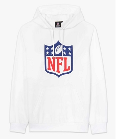 sweat homme a capuche molletonne motif nfl - team apparel blanc sweatsB345201_4