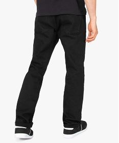 jean coupe regular legerement delave homme noir jeans regularB346401_3