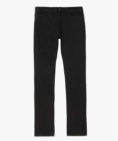 jean coupe regular legerement delave homme noir jeans regularB346401_4