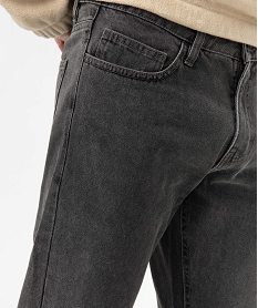 jean coupe regular legerement delave homme gris jeans delavesB346501_2