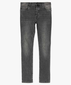 jean homme straight en coton stretch gris jeans straightB346601_4