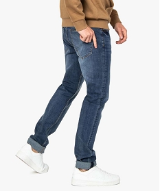 jean homme straight en coton stretch grisB346701_3