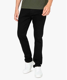 GEMO Jean homme straight en coton stretch Bleu