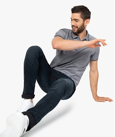 GEMO Jean homme coupe Skinny délavé Bleu
