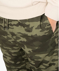 pantalon homme coupe straight esprit cargo imprime camouflage imprimeB349601_2