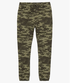 pantalon homme coupe straight esprit cargo imprime camouflage imprime pantalons de costumeB349601_4