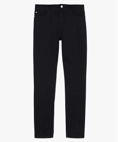 pantalon homme straight uni en coton stretch noirB350001_4