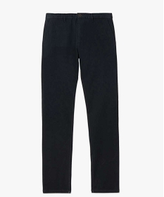 pantalon chino homme en coton stretch noirB350801_4