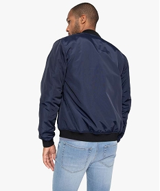 blouson homme aviateur rembourre bleu manteaux et blousonsB355801_3