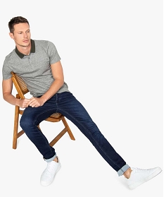 TOILE NOIR POLO KAKI:40179440374-Coton////
