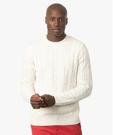 05WARETE blanc PULL BLANC:40179520139-Acrylique////